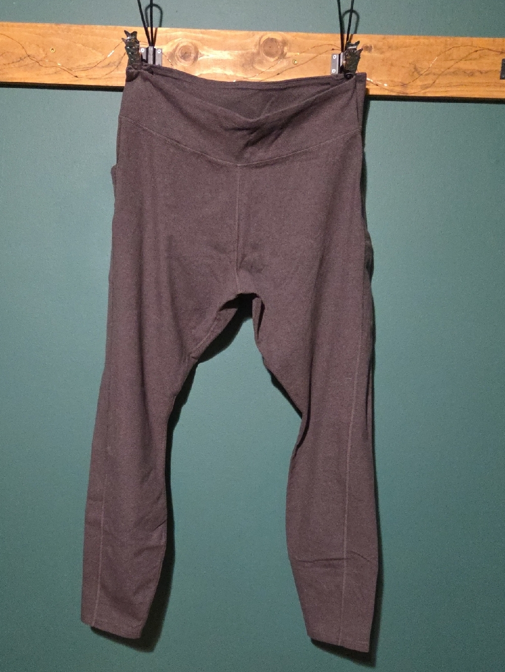 Pact Women's Chocolate Heather On The Go - To Pocket Leggings 3X